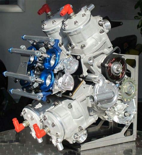Suter V4 500cc 2t Engineering Motorcycle Engine Motorcycle Design