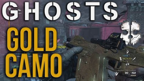Extinction Gold Guns Call Of Duty Ghosts Gameplay Gold Camo