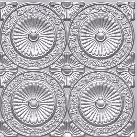 Product description product video certificates & catalogs reviews questions nothing imparts a feeling of stability and trustworthiness like a simple beautiful ceiling covered with our wonderful r 24 line art styrofoam. D235 PVC CEILING TILE 24X24 GLUE UP - SILVER