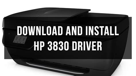 Turn on your hp officejet 3830 printer device and windows computer, then use power cable like usb cable to connect your hp officejet 3830 printer. DRIVER STAMPANTE HP 3830 SCARICARE