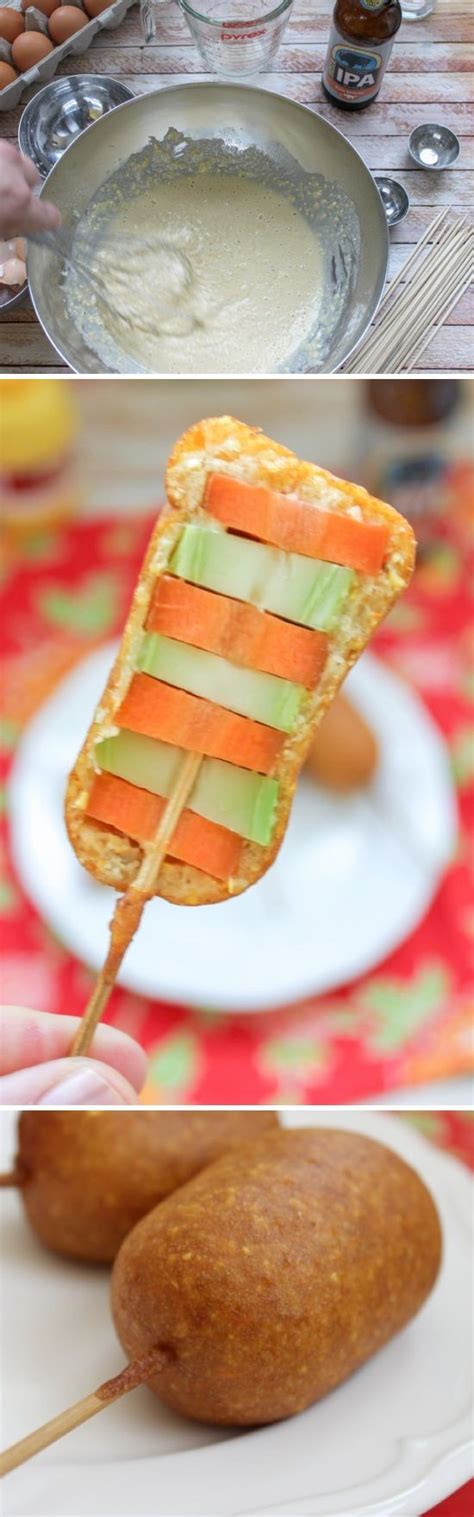 Quick preparation, cheap ingredients, needs just a frying pan, perfect for lunch and dinner, can be stored for a while in the fridge. So not big on any kind of corn dog, but neat recipe to ...