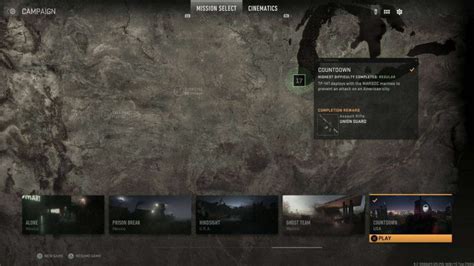 Call Of Duty Modern Warfare Ii Missions List Hold To Reset