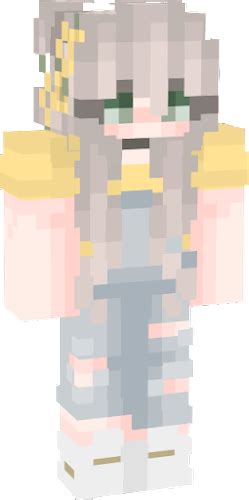Minecraft Skin Yellow Flower Girl Nova Skin