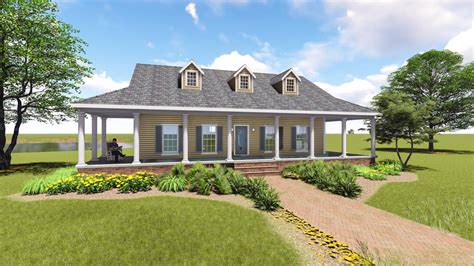 Plan 2597dh Graceful Southern Home Plan With Wrap Around