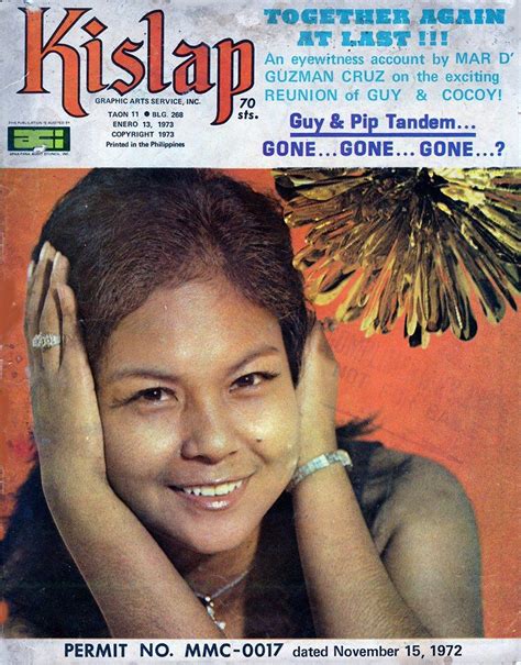 Kislap January 13 1973 Issue Nora Aunor Black Widow Scarlett Pinoy