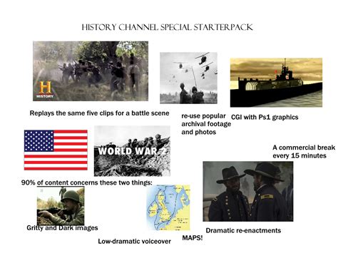 History Channel Special Documentary Starterpack Rstarterpacks