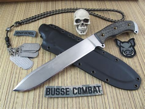 Busse Combat Knives Rare Aftershock Bolo Knife Combat Knives