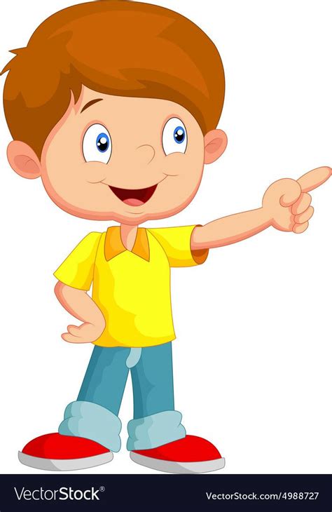 Download 360+ royalty free cartoon boy taking selfies vector images. Little boy pointing away vector image on VectorStock ...