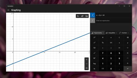 How To Use The Graph Mode In Calculator On Windows 10