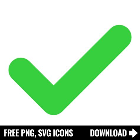 Free Check Mark Svg Png Icon Symbol Download Image