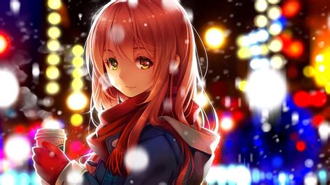 4549993 Anime Girls Anime Original Characters Scarf Rare Gallery Hd Wallpapers