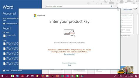 Re Activation Office 365 Microsoft 2016 Microsoft Community