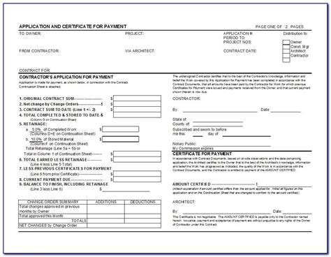 Aia document g— is divided dovument three parts: Aia Document G702 Fillable Form Free - Form : Resume ...