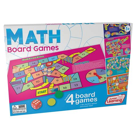 Math Board Games Jrl425 Junior Learning Math