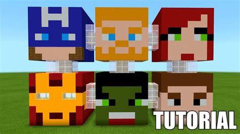 Minecraft Tutorial How To Make A Marvel Avengers Survival House