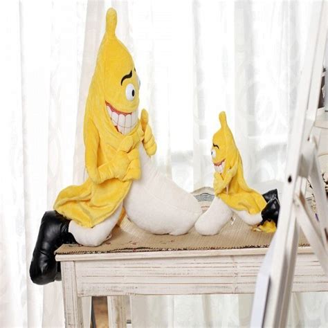 Plush Funny Banana Toy Stuffed Doll Cute Adult Funny Banana Flasher