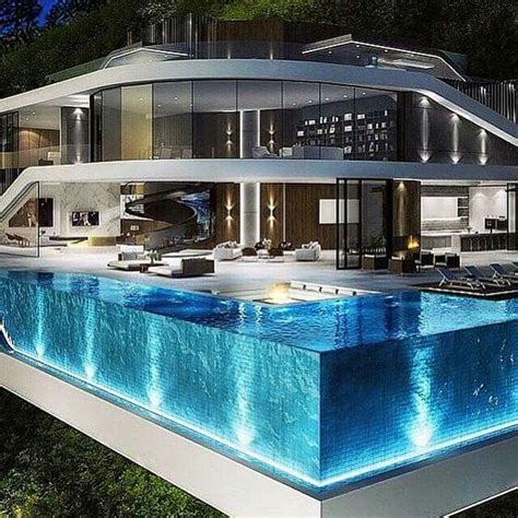 Modern Luxury Mansions With Pools