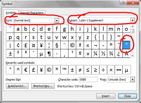 How To Write Degree Symbol In Word