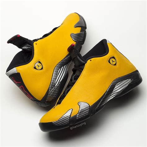 Jordan pro strong boys' toddler • white/black/gym red $55.00. Air Jordan 14 Yellow Ferrari BQ3685-706 Release Info | SneakerNews.com