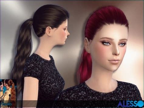 The Sims Resource Alesso Koala Hair Sims 4 Downloads Hair Styles