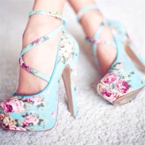 Girly Fashion Styles Wallpaper Olfashionone Pastel Shoes Floral