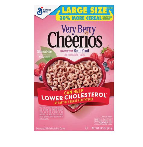 Cheerios Very Berry Δημητριακά για Χαμηλή Χοληστερόλη General Mills