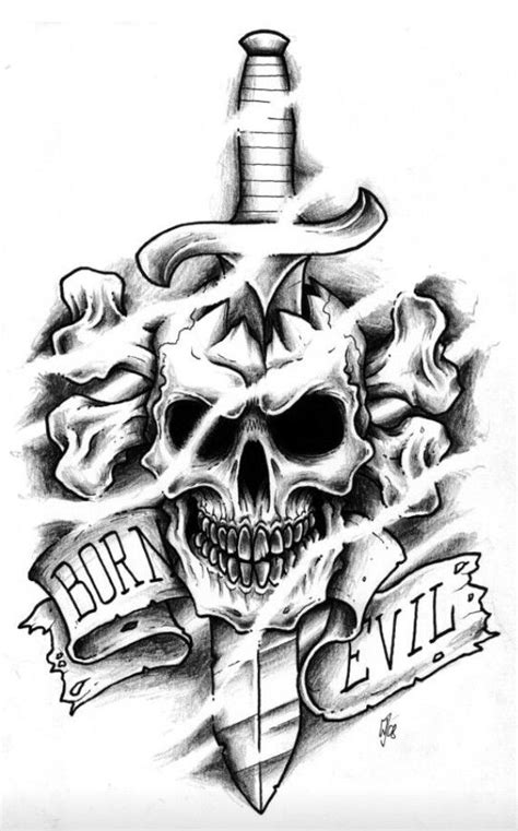 Pin By Mike James On Everything Skull Evil Skull Tattoo Tattoo