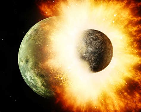 Hypothesis New Evidence On Origin Of The Moon Support Cataclysmic