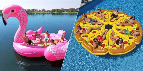 These Crazy Huge Floats Can Hold You And Your Entire Squad Lake Fun Giant Pool Floats Pool