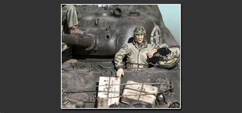 Mark Armor Diorama Descisions Descisions Sherman Tank Diorama