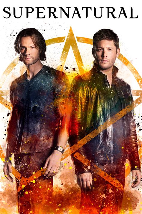 Supernatural Dean And Sam Winchester Poster Rock Carteles Y Pósters