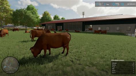 Fs Cow Barn Big V Farming Simulator Mod