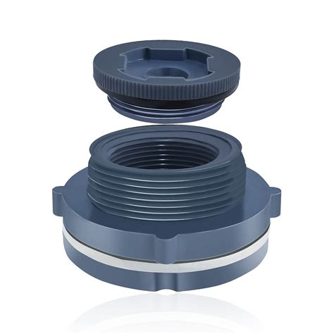 Buy 2 Inch Bulkhead Fitting Water Tank Connector Double Threaded Pvc