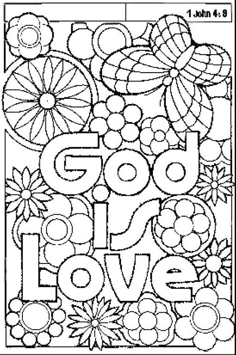 I try to simply ask god what i should write and draw, and then listen for the truths that encourage my (often) weary heart. 1 John 4:8 coloring page | Love coloring pages, Bible ...