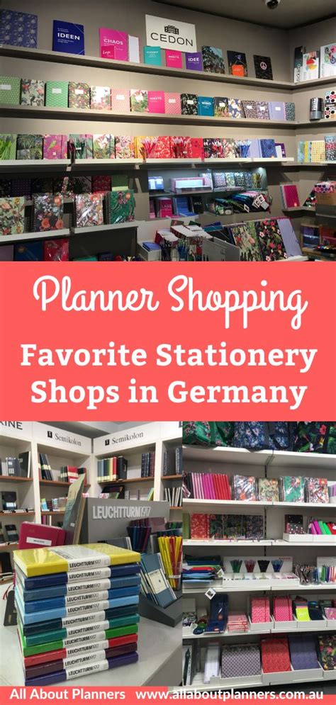 Favorite Stationery Shops In Germany All About Planners Stationery