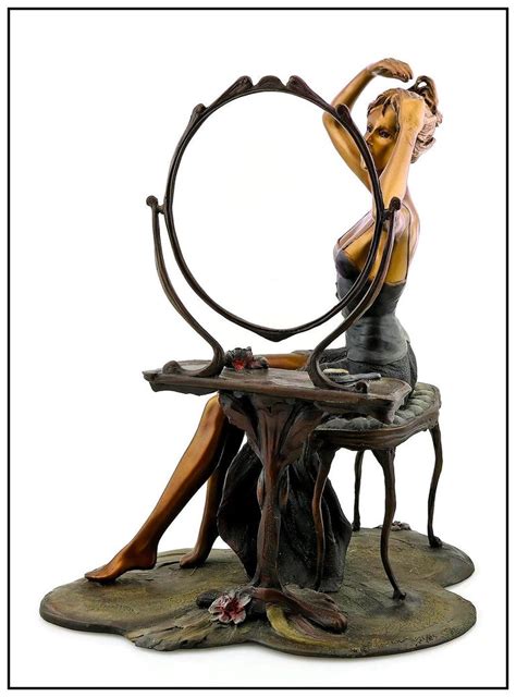 Isaac Maimon Isaac Maimon Lily Full Round Bronze Sculpture Female
