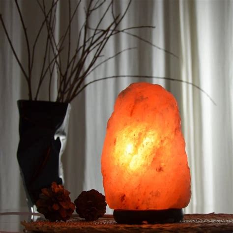 lampada in cristallo di sale himalayano da 2 a 3 kg zen light