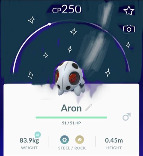 Yes Finally Got A Shiny Aron Pokemongo