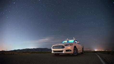 Ford Fusion Self Drives In Nightonomy Darkness In Desert Auto