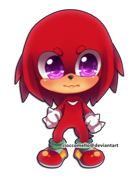 Chibi Knuckles By Cioccomello On Deviantart