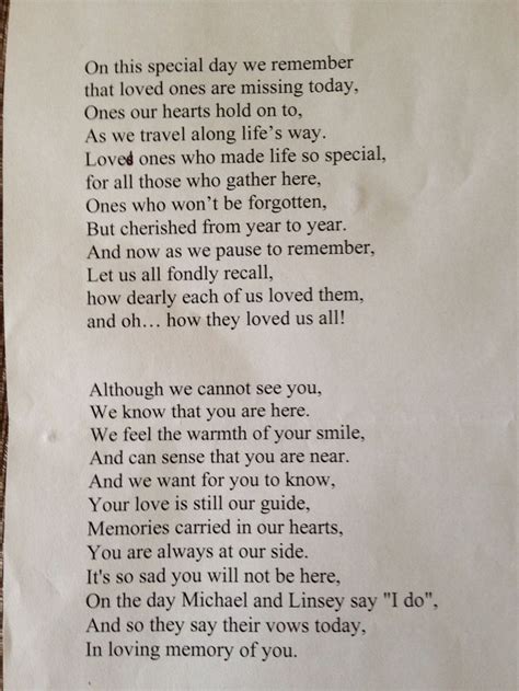 We adore these love poems to read at wedding ceremonies. Wedding poems, Wedding ceremony readings, Wedding remembrance