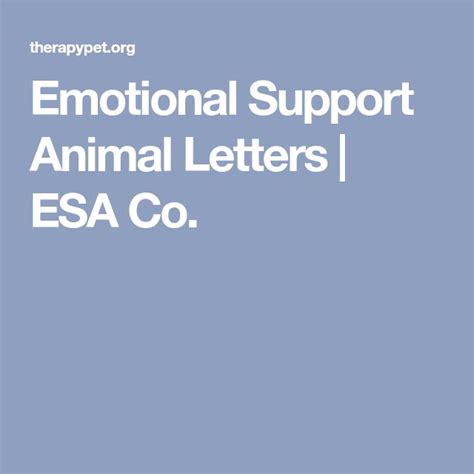 Utilizing animal assisted interventions to induce healing and wellness. Emotional Support Animal Letters | ESA Co. | Emotional support animal, Animal letters, Therapy dogs