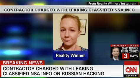 Reality Winner Who She Is What She Did And What You Need To Know Vogue