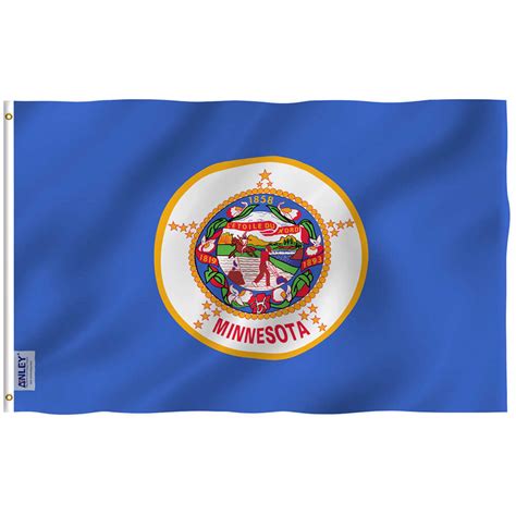 Fly Breeze Minnesota State Flag 3x5 Foot Anley Flags