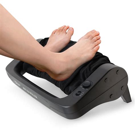 Electric Foot Massager Calf Roller Reflexology Shiatsu Acupressure