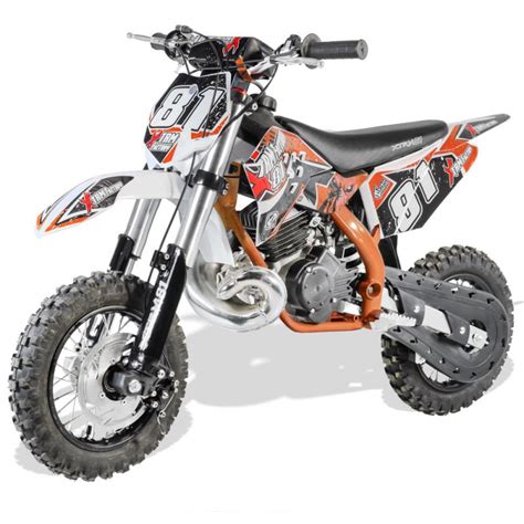 Moto Cross 50cc 2t Orange 35 Cv Falko 1412 Lestendancesfr