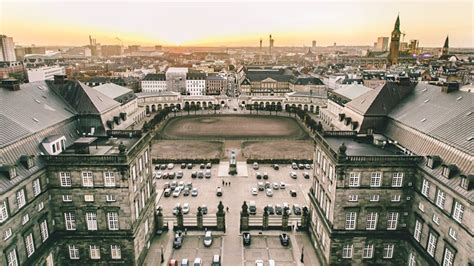 Christiansborg Palace Tower See Copenhagen From Above Visitcopenhagen