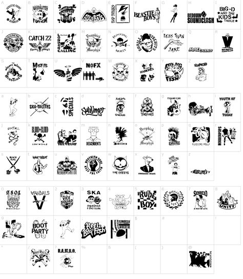Symbol Punk Band Logos