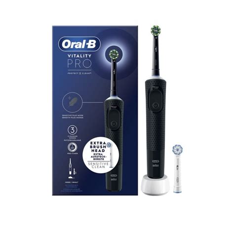 Buy Oral B Vitality Pro Protect X Clean Box Electric Toothbrush Black · Thailand