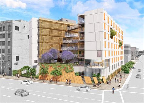 Renderings Trio Plans 98 Unit Gensler Designed Supportive Housing